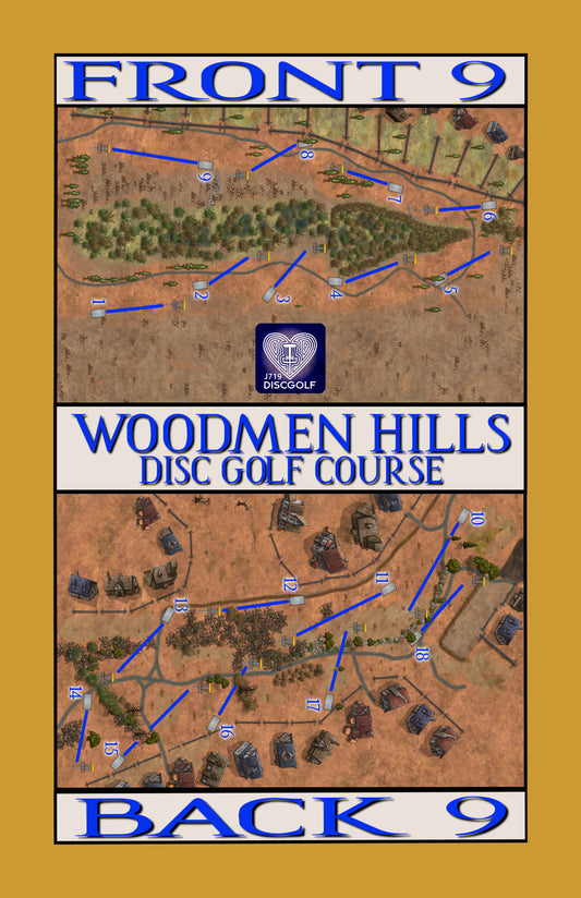 Map - Woodmen Hills DGC Map Towel